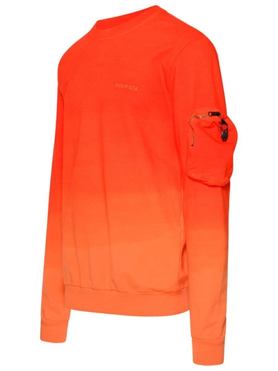 Shop Premiata Nilo Sweatshirt In Orange Cotton