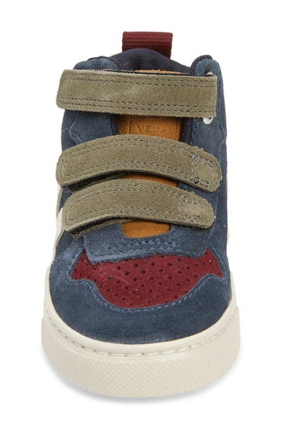 Shop Veja Kids' Small V-10 Sneaker In Multico-nautico Cyprus