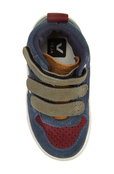 Shop Veja Kids' Small V-10 Sneaker In Multico-nautico Cyprus