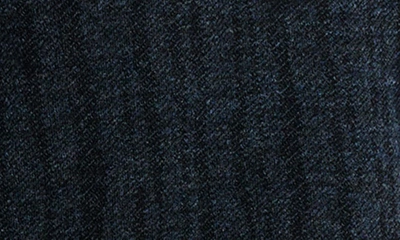 Shop John Varvatos Bandera Rib Wool Blend V-neck Sweater In Navy