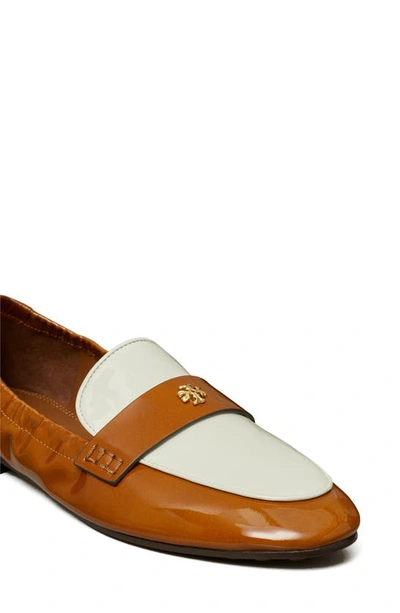 Shop Tory Burch Ballet Loafer In Bright Cuoio / Pearl Spongy