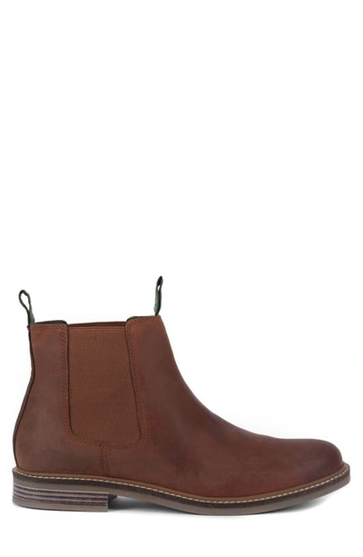 Barbour Farsley Chelsea Boot In Dk Tan