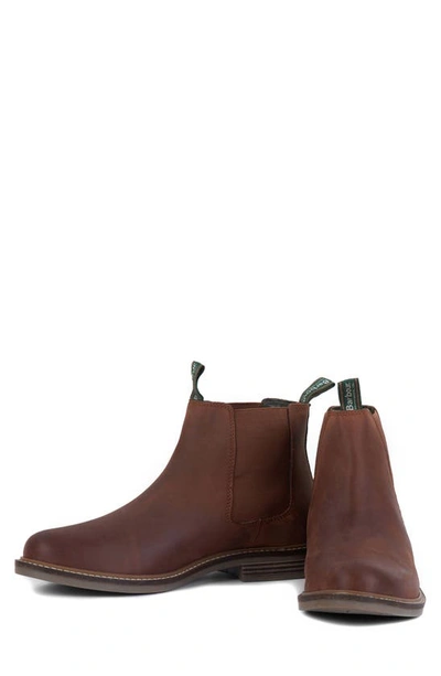 Shop Barbour Farsley Chelsea Boot In Dk Tan