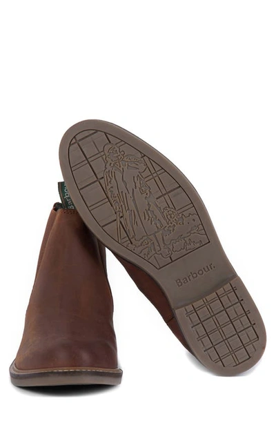 Barbour Farsley Chelsea Boot In Dk Tan