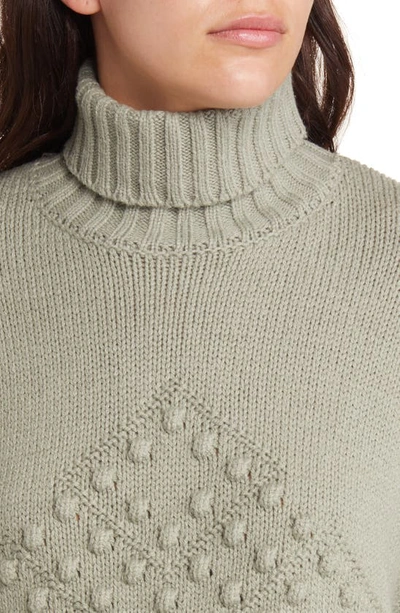 Shop Splendid Elvira Turtleneck Sweater In Juniper