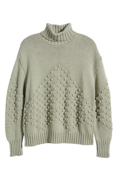 Shop Splendid Elvira Turtleneck Sweater In Juniper