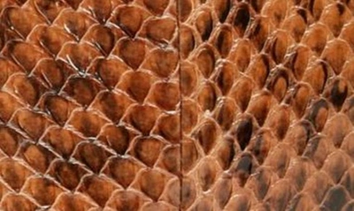 Shop Alaïa Le Coeur Heart Snakeskin Embossed Leather Crossbody Bag In 705 Caramel