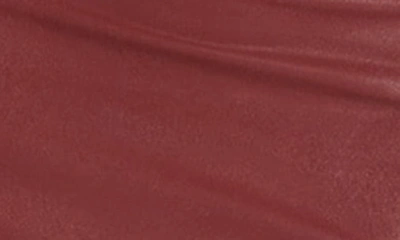 Commando Faux Leather Midi Skirt In Garnet