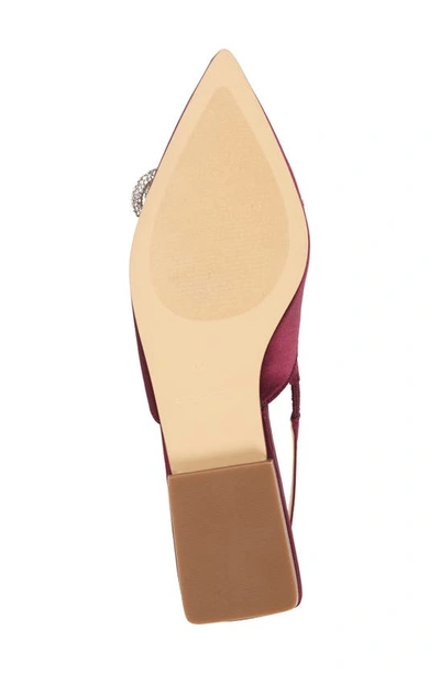 Shop Lilly Pulitzer Brit Pointed Toe Slingback Flat In Amarena Cherry