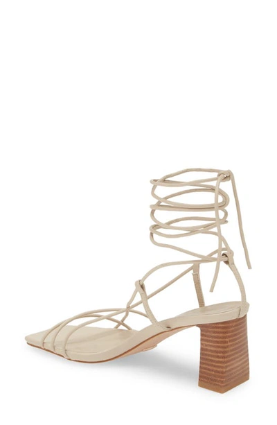 Billini Ilara Ankle Tie Sandal In Birch-natural