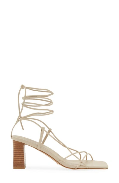 Billini Ilara Ankle Tie Sandal In Birch-natural