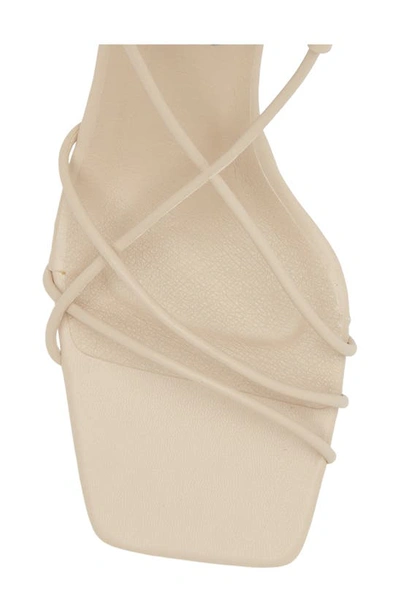 Billini Ilara Ankle Tie Sandal In Birch-natural