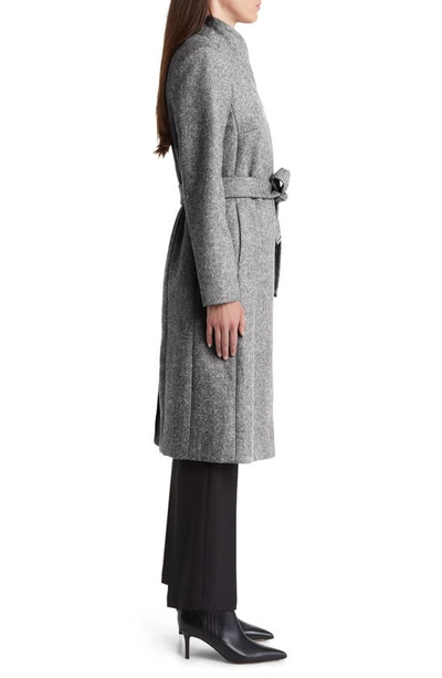 Shop Ted Baker Roseane Wool Wrap Coat In Black