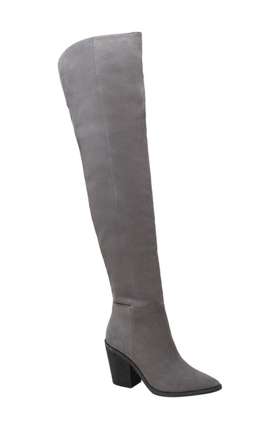 Shop Lisa Vicky Maxi Over The Knee Boot In Stone
