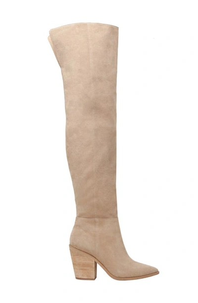 Shop Lisa Vicky Maxi Over The Knee Boot In Tan Camel