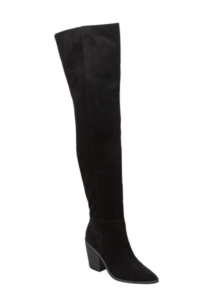 Shop Lisa Vicky Maxi Over The Knee Boot In Black