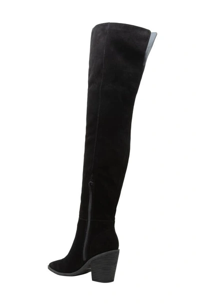 Shop Lisa Vicky Maxi Over The Knee Boot In Black