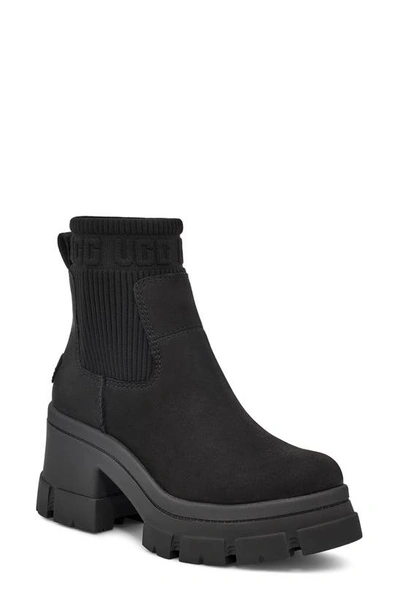 Shop Ugg (r) Brooklyn Platform Chelsea Boot In Black