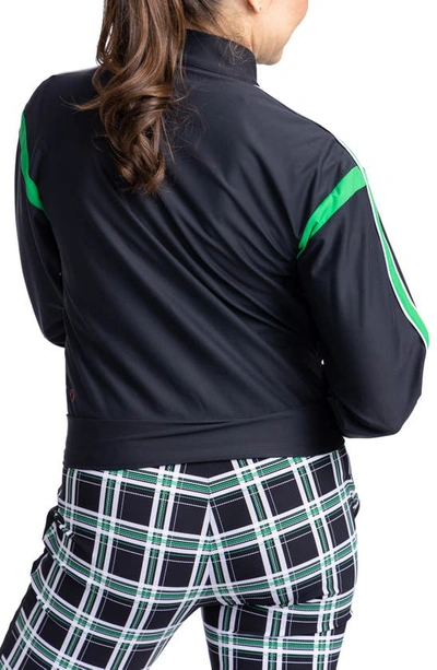 Shop Kinona Warm-up Golf Jacket In Black