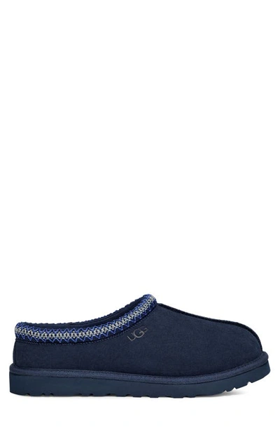 Ugg Tasman Suede Slippers In Deep Ocean