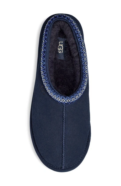 Ugg Tasman Suede Slippers In Deep Ocean