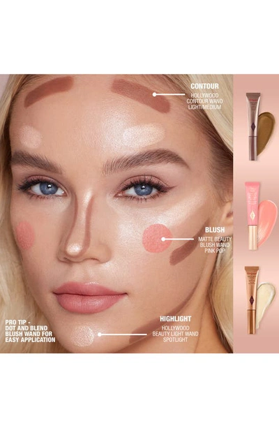 Charlotte Tilbury Pillow Talk Matte Beauty Blush Wand In Pillow Talk