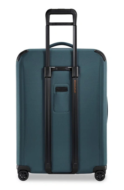 Shop Briggs & Riley Large Zdx 29-inch Expandable Spinner Packing Case In Blue