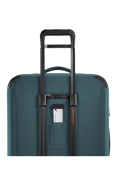 Shop Briggs & Riley Large Zdx 29-inch Expandable Spinner Packing Case In Blue