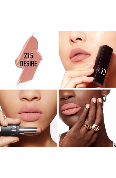 Dior Rouge  Forever Transfer-proof Lipstick In 215 Desire