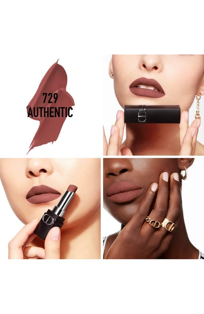 Dior Rouge  Forever Transfer-proof Lipstick In 729 Authentic