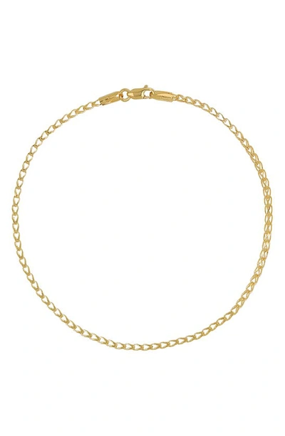 Shop Bony Levy 14k Gold Curb Chain Bracelet In 14k Yellow Gold