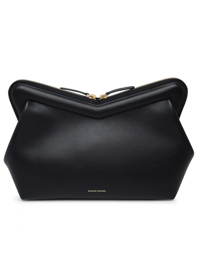 Shop Mansur Gavriel Borsa Frame In Black