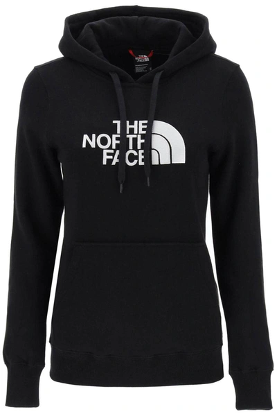 Shop The North Face 'drew Peak' Hoodie With Logo Embroidery In Black