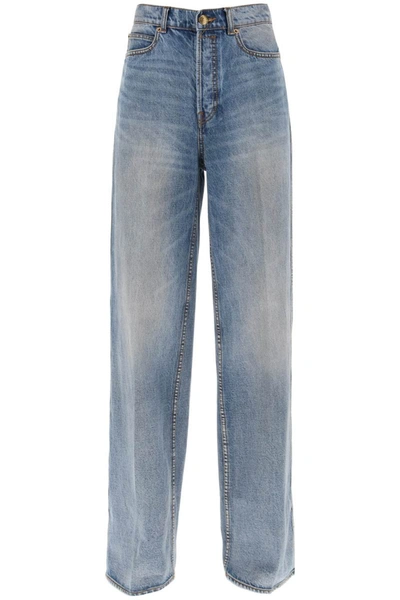 Shop Zimmermann 'luminosity' Wide Leg Jeans In Blue