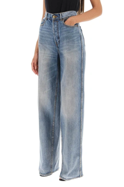 Shop Zimmermann 'luminosity' Wide Leg Jeans In Blue