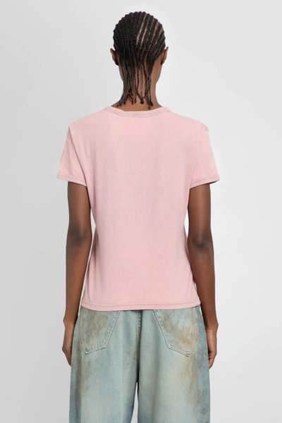 Shop Acne Studios Woman Pink T-shirts