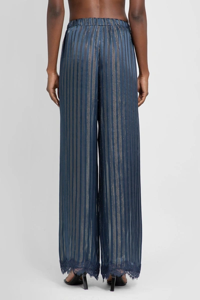 Shop Oseree Woman Blue Trousers