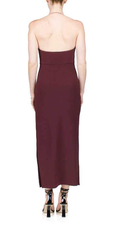 Bec & Bridge Burgundy Andy Midi Dress