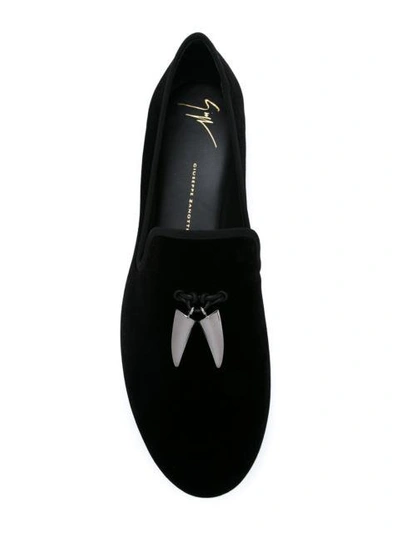 Shop Giuseppe Zanotti 'shark' Slippers