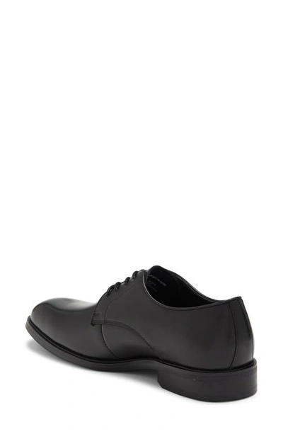 Shop Nordstrom Rack Gavin Plain Toe Leather Derby In Black