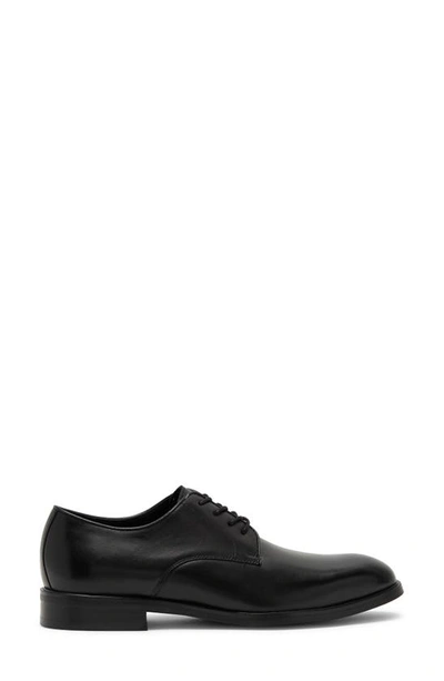 Shop Nordstrom Rack Gavin Plain Toe Leather Derby In Black