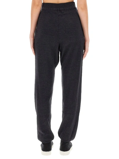 Shop Vivienne Westwood Orb Logo Pants In Black