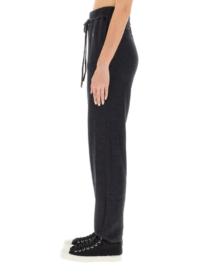 Shop Vivienne Westwood Orb Logo Pants In Black