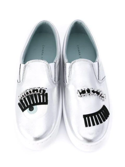 Shop Chiara Ferragni 'flirting' Slip-on Sneakers