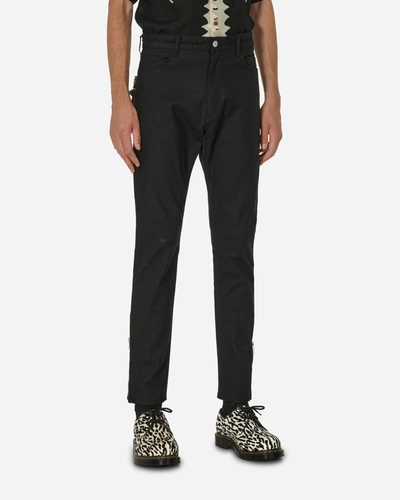 Shop Undercover 5-pocket Pants In Black