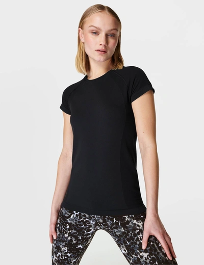 Shop Sweaty Betty Athlete Seamless Gym T-shirt In Black
