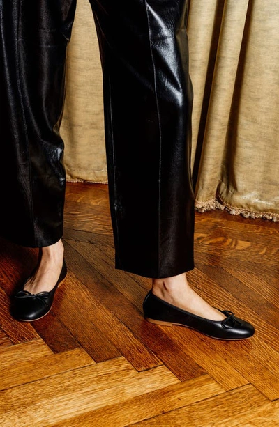 Patricia Green Bow Ballet Flat In Black