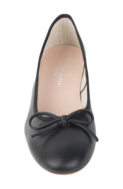 Patricia Green Bow Ballet Flat In Black