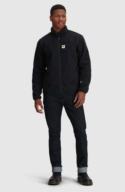 Shop Outdoor Research Tokeland Fleece Jacket In Black