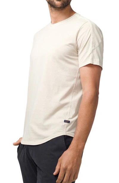 Shop Good Man Brand Victory Premium V-neck Jersey T-shirt In Peyote